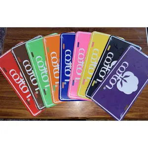 Cotton Novelty License Plate