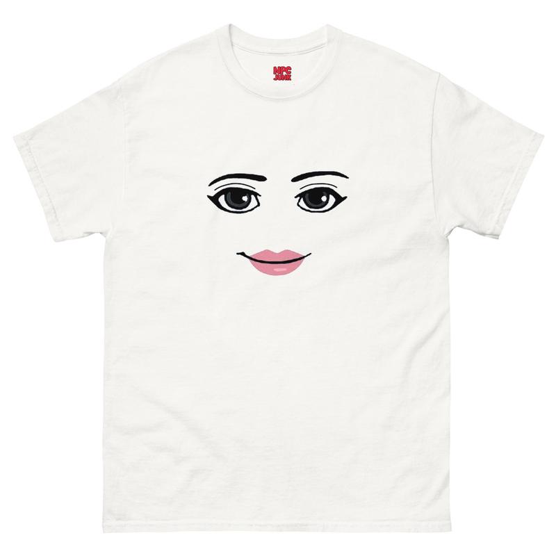 Roblox Woman Face Unisex Heavy Cotton Tee – Funny Meme Shirt