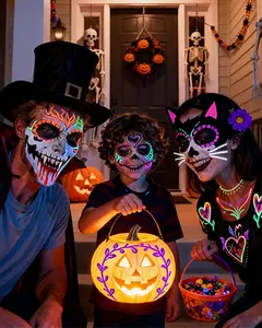 MRNEVVCO 12 Pack Glow in the Dark Face Paint Markers, Non Toxic, Temporary Tattoo Markers for Skin and Body, UV Neon , in the Dark Makeup Festival Party Supplies,Mayan & Hanna & Tribal Indian & Street