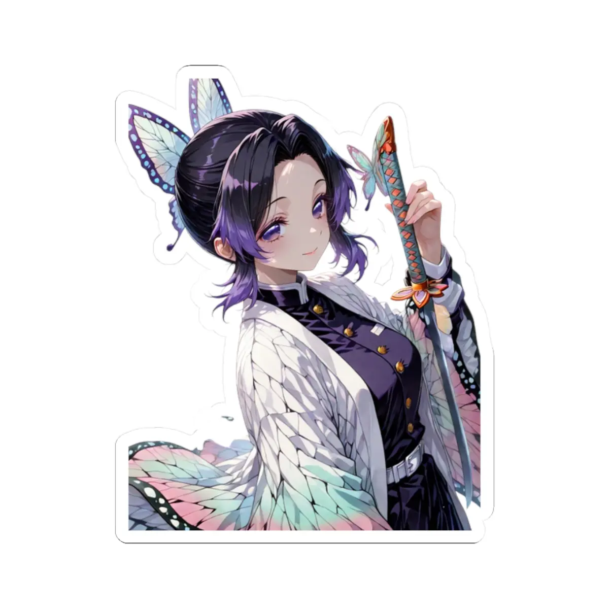 Cute Shinobu Hashira Anime Sticker