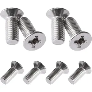8PCS Stainless Steel Brake Disc Rotor Screws, Car Front and Rear Retaining Hardware Screw Kit Replace 93600-06014-0H for K3, City, Civic, Accord, Odyssey Car Accessories