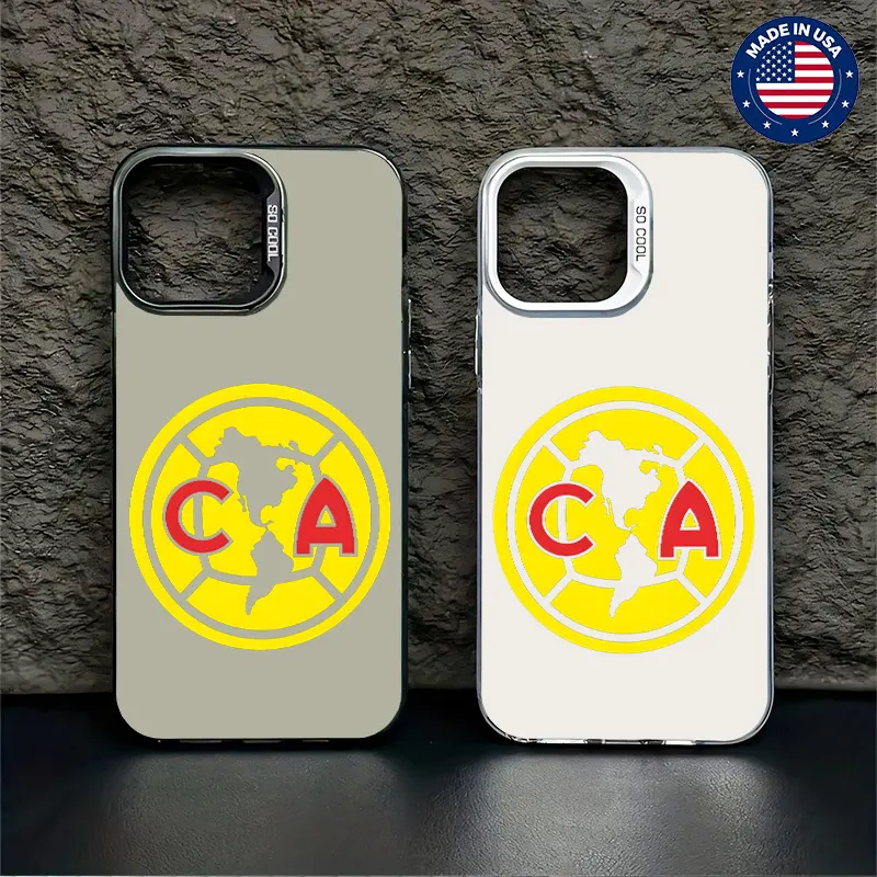 Club América Liga MX America Mexico Soccer Aesthetic Design Pattern Casing For iphone 17 16 15 14 13 12 11 7 8 Plus ProMax AIR Samsung S22 S23 S24 S25 PLUS ULTRA Flaunt Mobile Phone CaseHard TPU PET PC Black Shockproof Anti-scratch Smartphone Cover, Acces