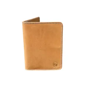 Frontier No. 4 / Clean and Classy Hybrid Style Wallet - Conceria La Perla Azzurra Natural