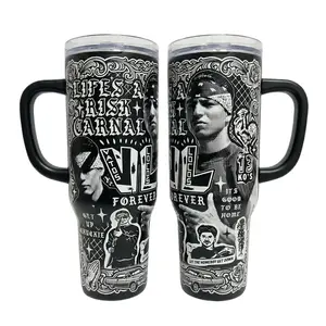 Bloodin Bloodout 20oz & 40oz Tumbler With Handle, Mexico Movie Tumbler