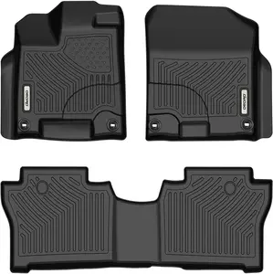 YITAMOTOR Floor Mats Fit for 2019-2025 Honda Passport, TPE All-Weather Custom Fit Passport Floor Liners Fits 1st, 2nd Row Passport Accessories