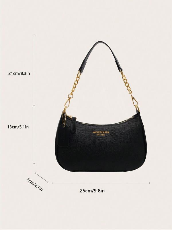 Small fresh  sweet shaped shoulder handbag, white lychee pattern simple classic design, cherry pearl chain bag, exquisite fashion   versatile, niche design suitable for daily commuting, shopping, etc.