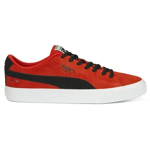 PUMA Mens Suede Skate Nitro Lace Up Sneakers Shoes Casual - Red