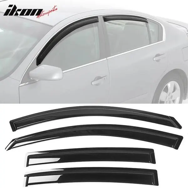 Fits 07-12 Nissan Altima L32A 4DR Window Visor Vent Rain Guard Shade Deflector