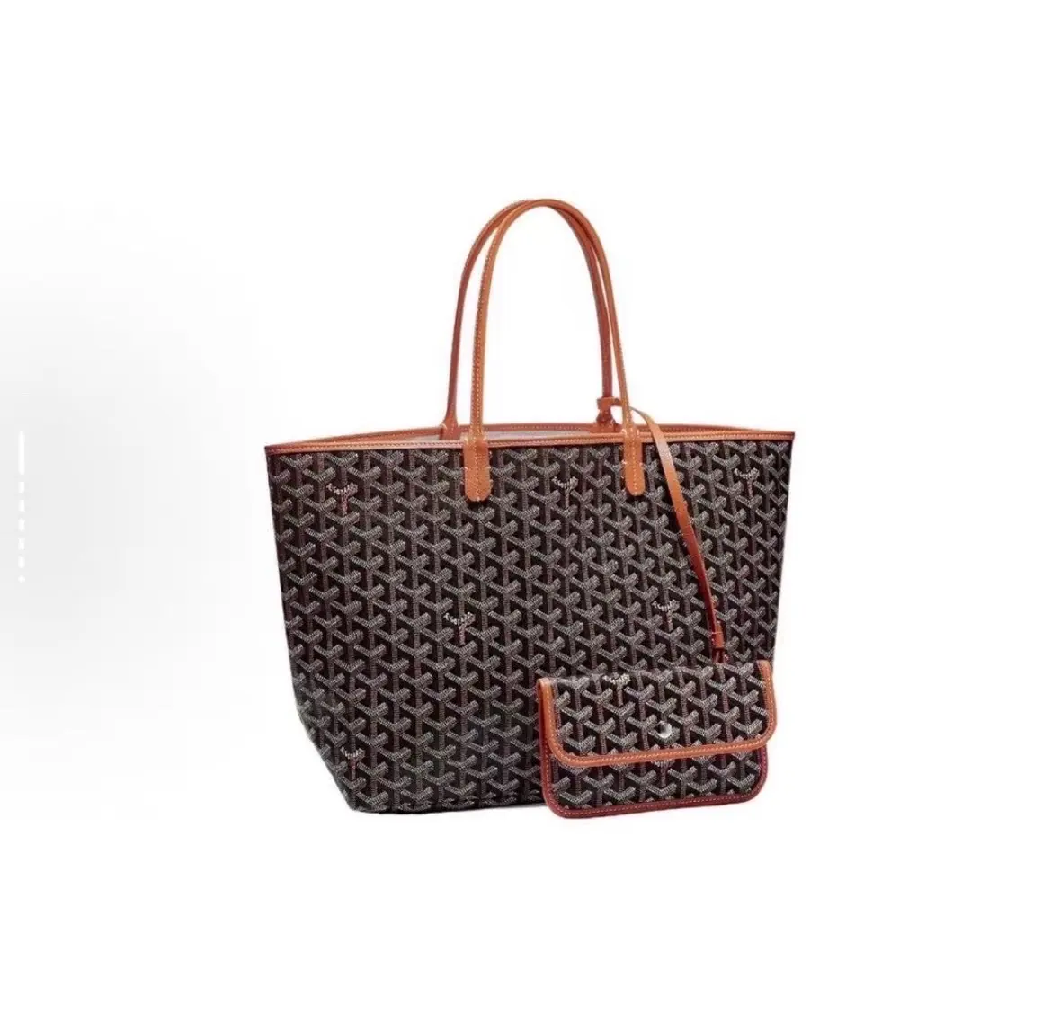Pre-owned Goyard Brown Saint Louis PM Tote Bag 21856278