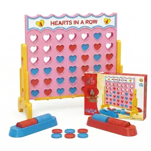 4 HEARTS IN A ROW,  Drop, Match, Win, The Strategy Game Filled with Hearts!