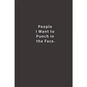 USED-People I Want to Punch in the Face.: Lined notebook by Blue Ridge Art (Paperback)