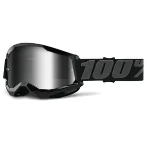 100% Strata 2 Black Goggles