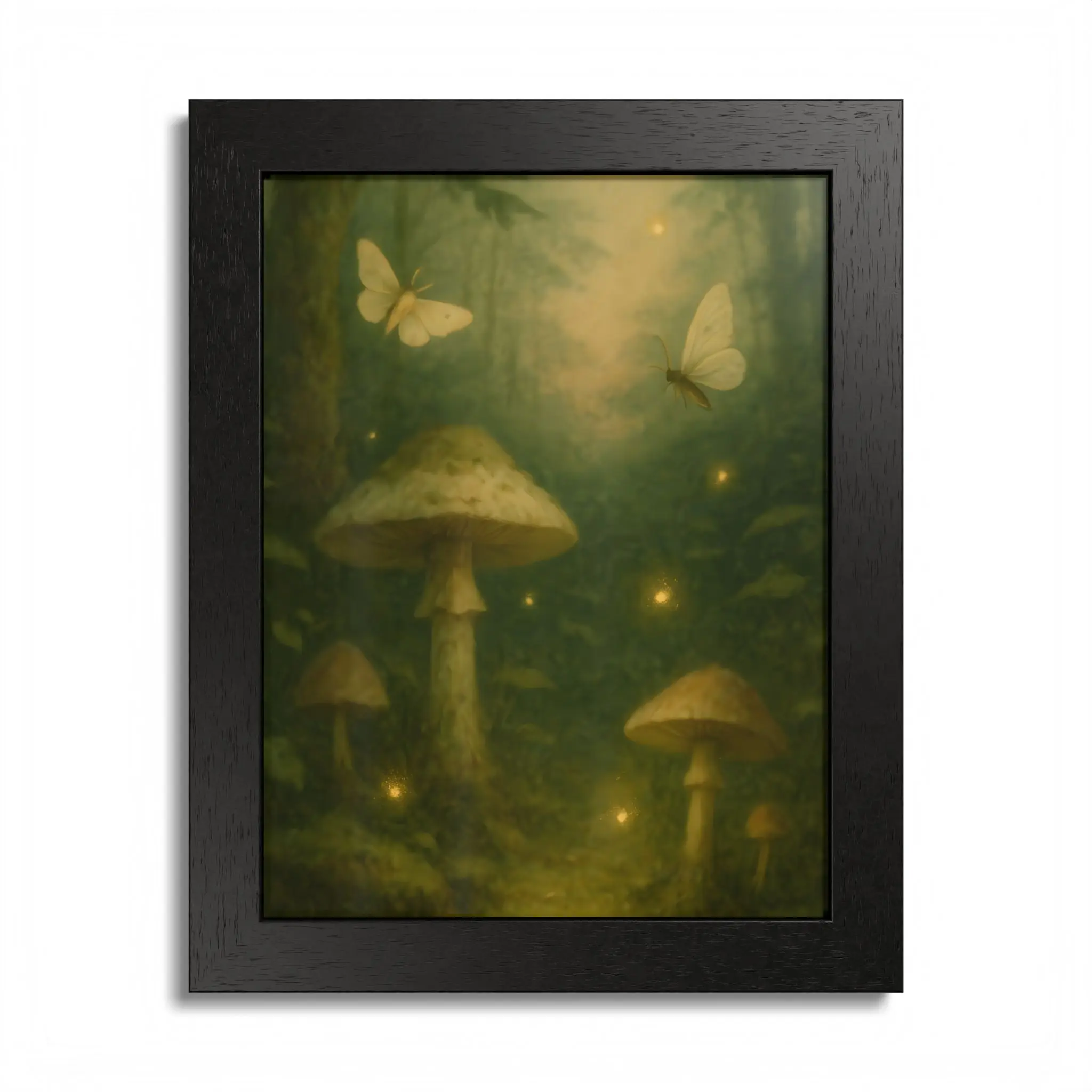 Enchanted Mossy Forest - Framed Poster