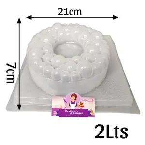 Bubble Center Jello Mold / Burbujas Centro Mold Gelatina