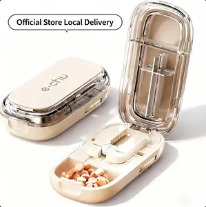 Adjustable Cutting into Pills to 1/2 and 1/4, Convenient Pill Cutter Splitter for Small and Tiny Pills，with Accurate Centering and Alignment Function