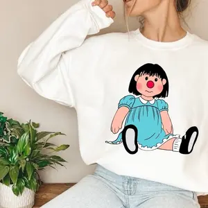 Big Comfy Couch Molly Treehouse Crewneck Sweatshirt T Shirt - Nostalgia Retro TV Show 90s 2000s - 100% Ring-Spun Cotton - Pullover