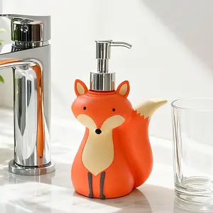 Cartoon Animal-Shaped Fox Hand Soap Bottles, Lotion Bottles, Lotion Dispensing Bottles, And Lotion Dispensers, Perfect for Christmas And Home Use.