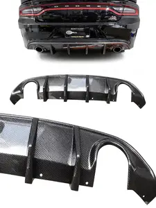 NINTE Premium Rear Bumper Lip for 2015-2024 Dodge Charger SRT GT, Automotive Car Exterior Decoration Accessory，car accessories for men