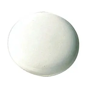 Morning Sun 1.25 in. Cabinet Knob- White Porcelain