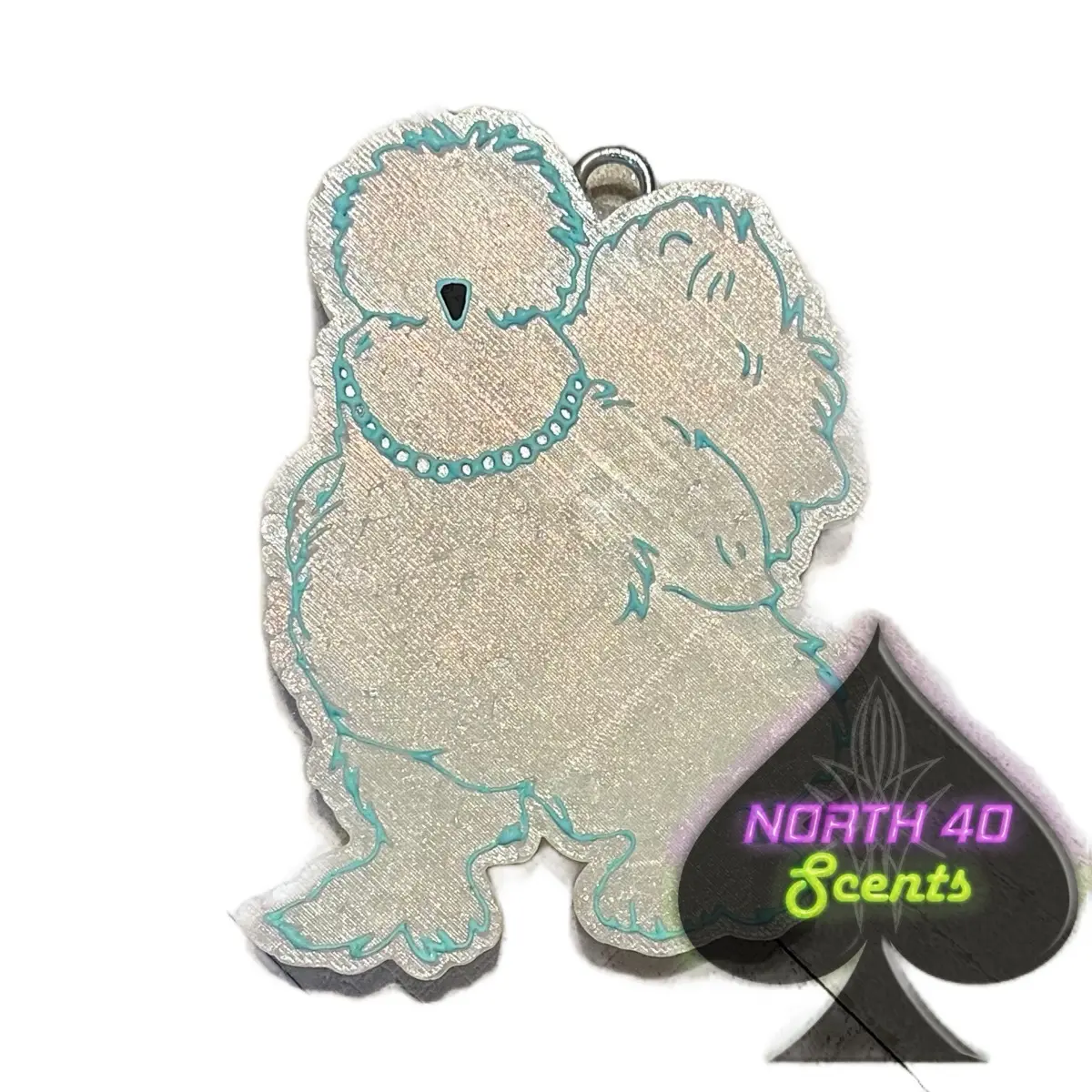 Funky Silkie Chicken scented car freshener Funky Silkie Chicken scented car freshener