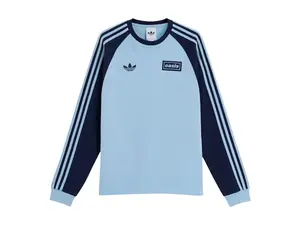 adidas x Oasis Tour 3-Stripes Longsleeve Tee Clear Sky/Night Indigo (men) by StockX
