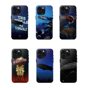 Scarface “The World Is Yours” Phone Case, Tempered Glass Protective Cover, Vintage Movie Quote Aesthetic, Tough Shockproof Case, Compatible with iPhone 11-17 Pro Max/Plus and Samsung Galaxy S23-25