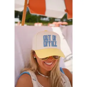 Out of Office Butter Yellow Cap