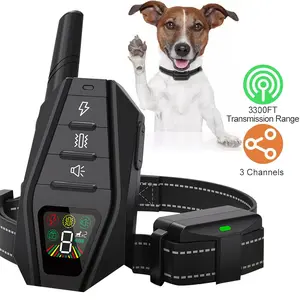 Dog Training Collar with Remote, 4200FT Electronic Shock Collar,Waterproof E-Collar with Beep, Vibration, Shock, Flash Light and No Shock Mode, Fit for Small Medium Large Dogs
