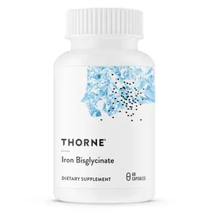 Thorne Iron Bisglycinate - NSF Certified for Sport - 60 Capsules Fitness Supplement