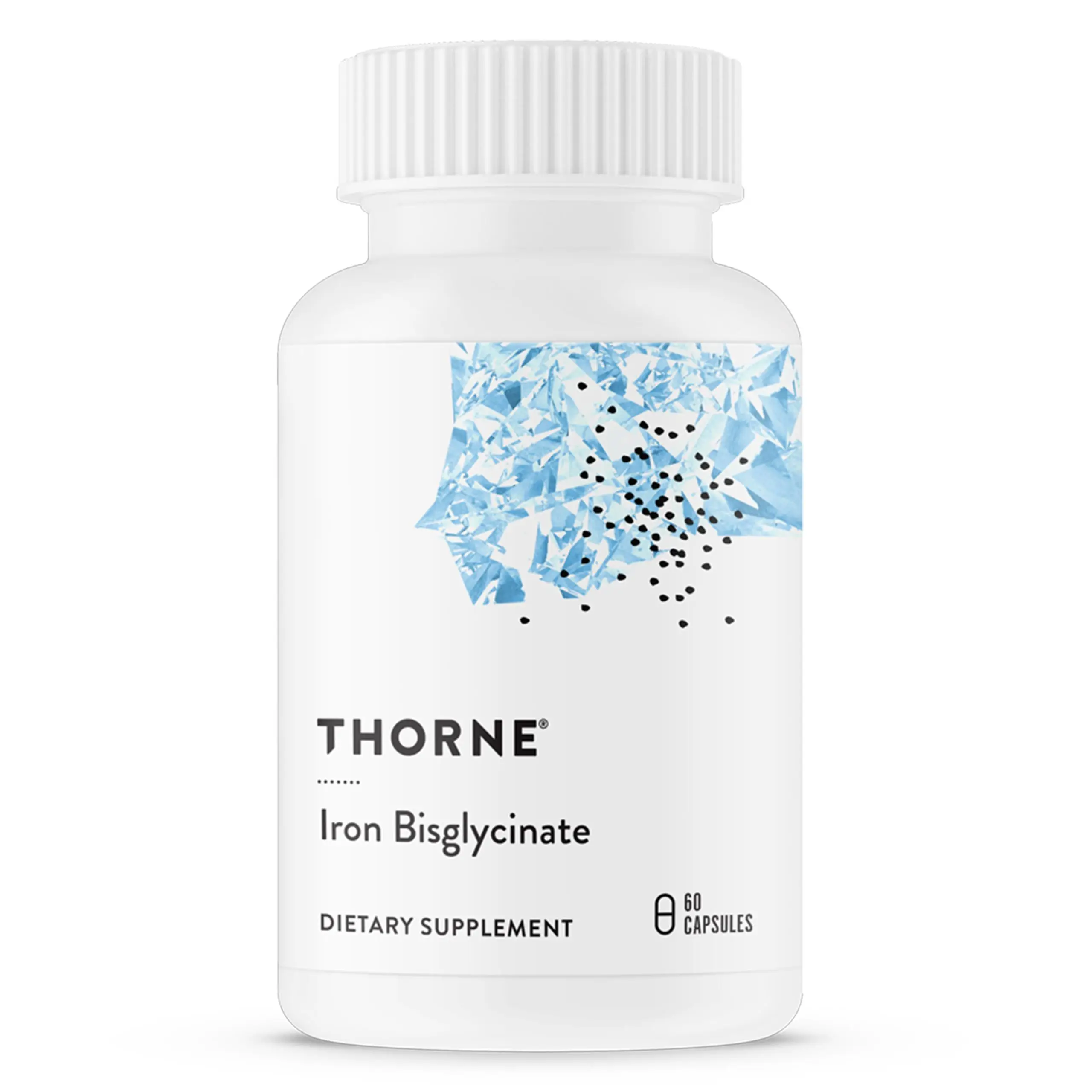 Thorne Iron Bisglycinate - NSF Certified for Sport - 60 Capsules Fitness Supplement