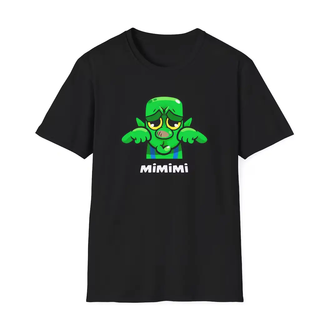 Clash Royale Mimimi Shirt Funny Boohoo Emote Graphic Tee Game Gift for Men Women Unisex y2k cotton fashion Streetwear Comfort Shortsleeve Casual