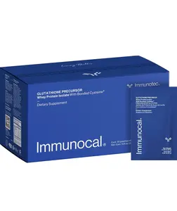 Supplement Immunocal Natural Protein Glutathione Booster for Immune Support & Detoxification Clinically Proven Antioxidant Supplement - No Cup Included