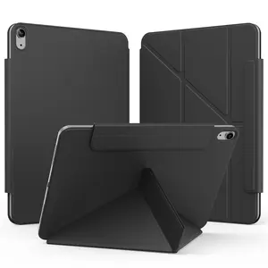Kenke Premium Durable Strong Magnetic Back Panel 3-Fold Y-Shape Multi-Angle Foldable Slim Sturdy Stand with Magnetic Detachable Pencil Slot Fit for iPad Air 11'' M3 (2025) M2 (2024) 7th/6th Gen iPad Air 5th/4th Gen 10.9'' 2022/2020