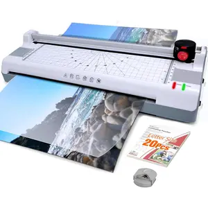 7-in-1 Thermal Laminator Machine 11X17 with 20 Letter Size Laminating Sheets,13inch Laminater for A3/A4/A6, Hot&Cold 2 Roller Lamination for Office  School Teacher Use,Paper , Corner Rounder
