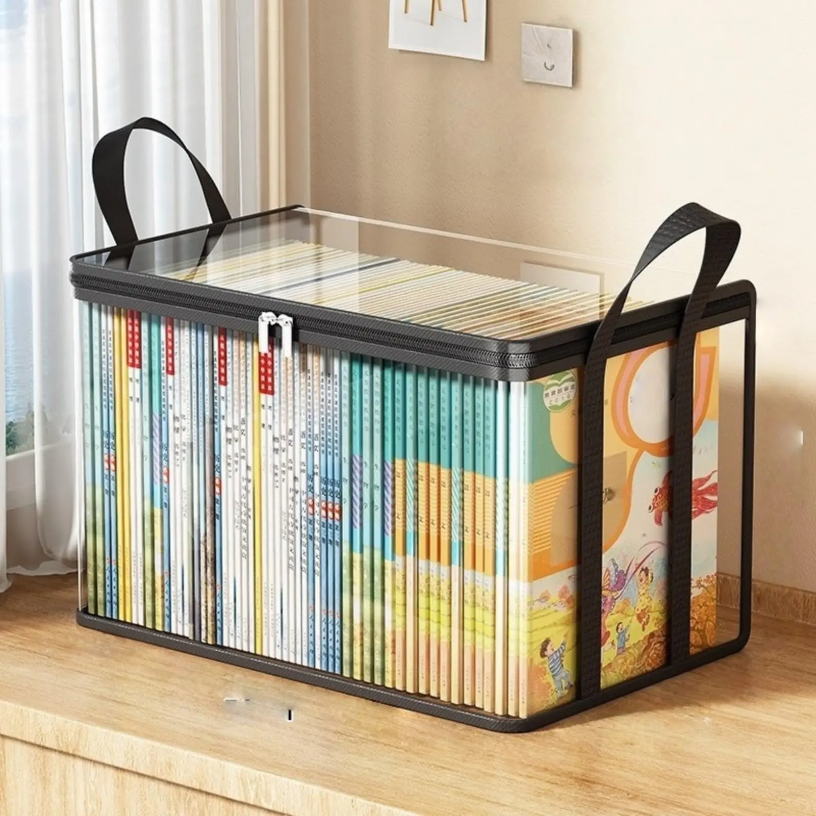 Stop Holiday Storage Chaos! Heavy-Duty Clear Zip Organizer Bins | Stackable, Ultra Thick & Durable Perfect for Moving, Home Storage & Travel，Zip-Top, Stackable, and a total Game Changertravel & holidays