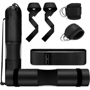 Gym Barbell Pad Set:  Thrusts Pad for Squats Weight Lifting Gym Equipment Accessories