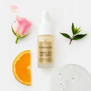 Mirenesse  Wrinkle Zero Day C Serum Mini - Ferrulic Acid + Tranexamic Acid Vitamin C Brightening Firming Smoothing Skin Repair Skincare Comfort