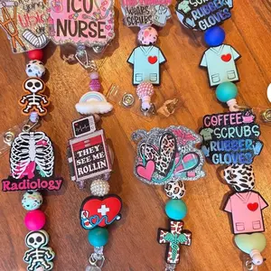 Customized Beadable Badge Reels - Unique Designs