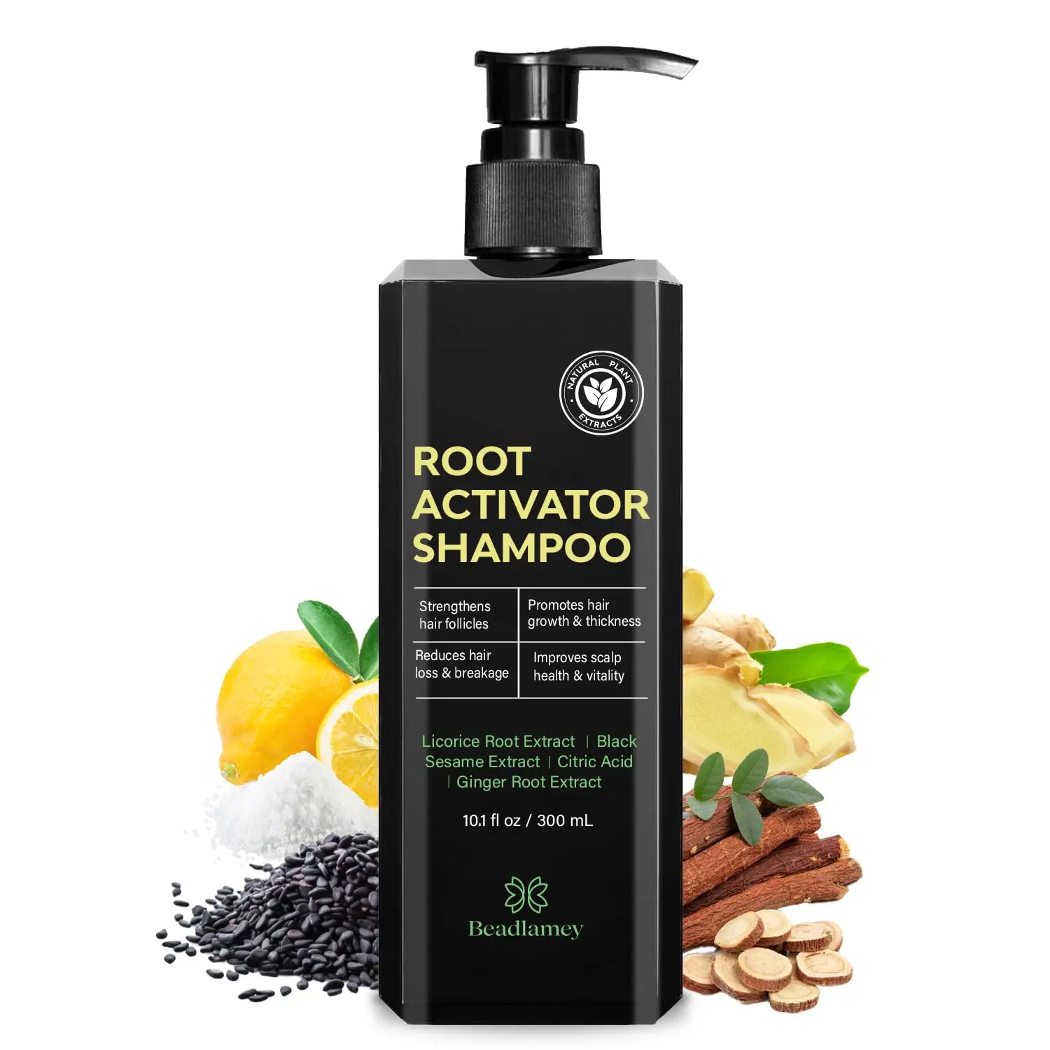 Root Activator Shampoo for Men: Hair Growth Shampoo for Hair Loss and ...