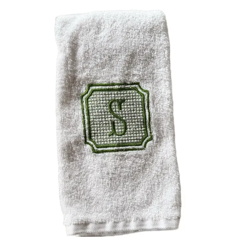 Custom Initial Bath Hand Towel Custom Initial Bath Hand Towel