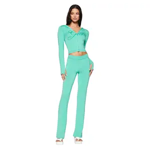 BLARE TRACKPANT - GREEN : TURQUOISE : TEAL