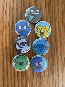 XFHOV/BFB/TPOT Pins - X Finds Out His Value Buttons, Memes Pin Buttons, Osc, Hfj, One Bfdi, Inanimate Insanity Pin Buttons, Pins For Backpacks, Bag Accessories