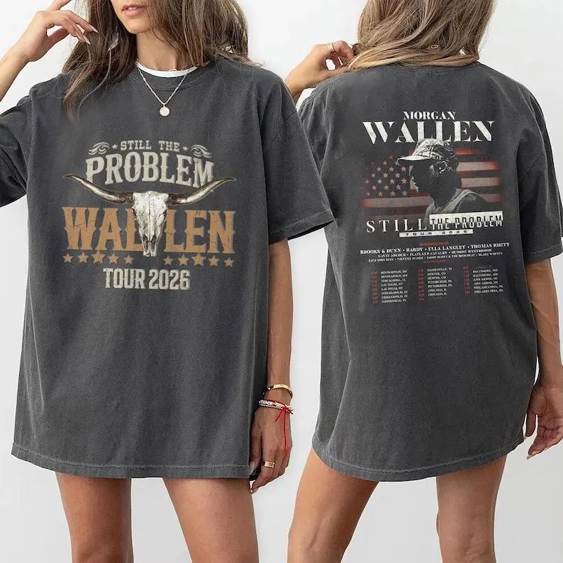 Morgan Vintage Unisex Comfort T-Shirt, Wallen Still The Problem Tour 2026 Tee, Country Music Concert Fan Apparel