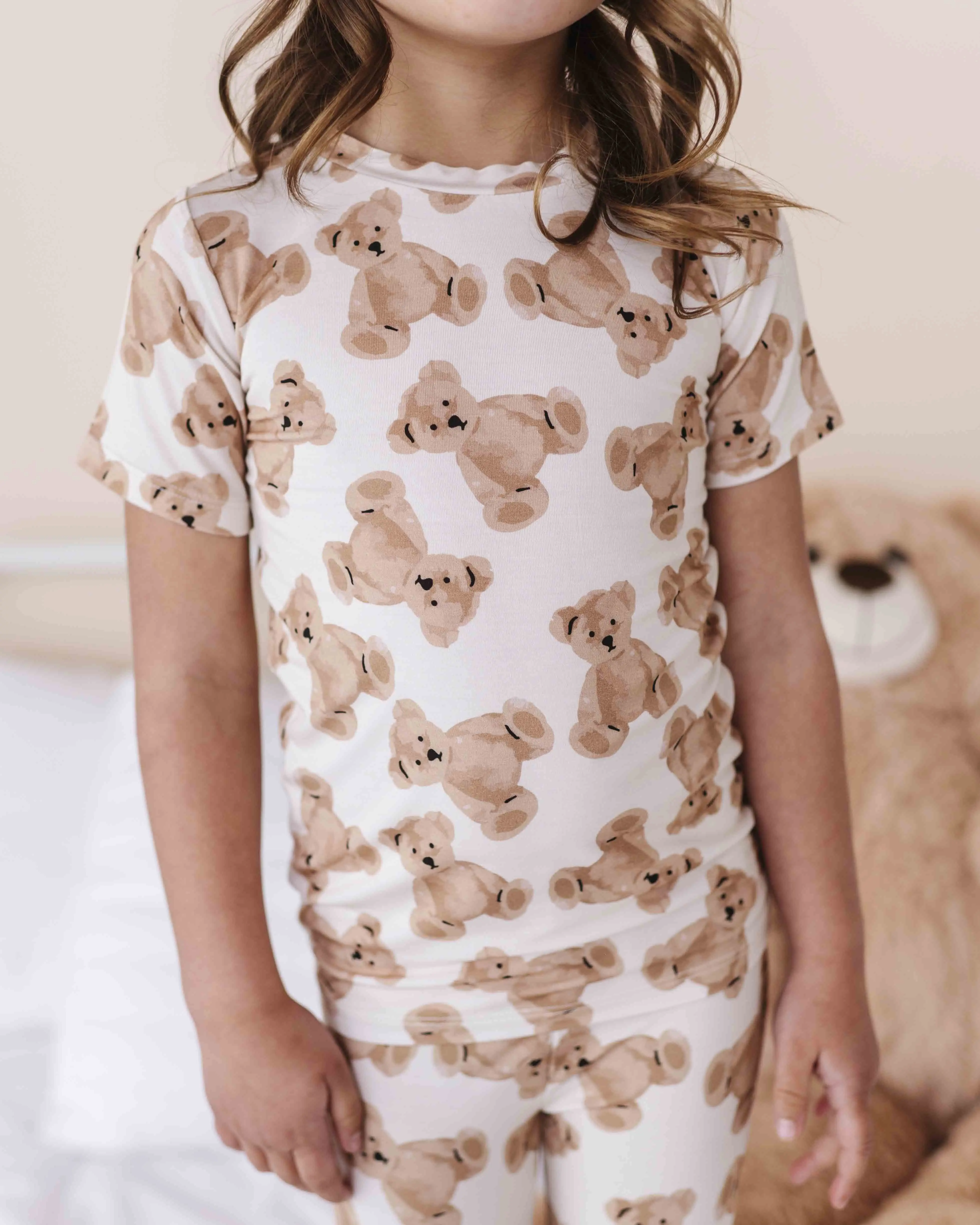 Bear Hugs Short Sleeve Pajama Set