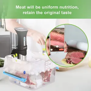 Transparent Vacuum Composite Packaging Bag with ABS Hand Pump & PE Material for Fresh Food Storage