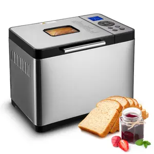 VEVOR 650W 19-in-1 Bread Maker Nonstick Bread Maker (Bakes up to 2-lb loaf)