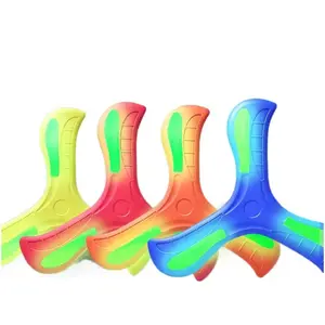 Kids Safe Soft Frisbee Flying Disc Toy, Outdoor Hand Throw Boomerang Design, Parent-Child Interactive Competitive Sports Game for Boys Girls Indoor Outdoor Play