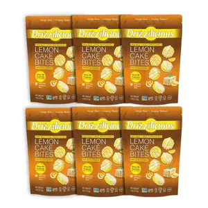 6 Pack - Drizzilicious Lemon Cake Mini Rice Cakes - New Flavor