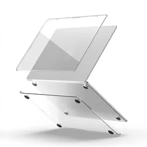 Transparent Laptop Case, Laptop Protective Cover, Laptop Protector for MacBook Air 13.3/13.6/15 Pro 14.2/16.2, Macbook Accessories