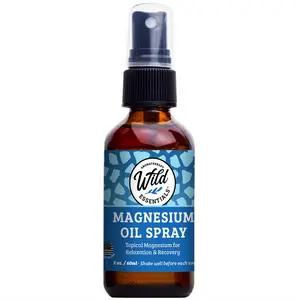 Wild Essentials Magnesium Oil Spray – 2 oz, Pure Dead Sea Magnesium. Simple Ingredients. Powerful Results.